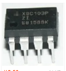 X9C103P X9C103PZI DIP-8 数字电位器IC X9C103PIZ 全新正品 现货