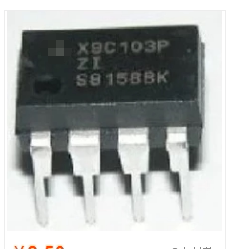 X9C103P X9C103PZI DIP-8 数字电位器IC X9C103PIZ 全新正品 现货