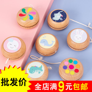 传统木质儿童溜溜球回旋小学生yoyo玩具女孩男孩悠悠球小朋友礼物
