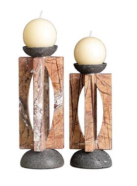 侘寂风中古风几何花器装饰品