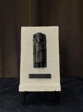 中古风原创抽象非洲人物摆件样板间售楼处复古风侘寂风创意装饰品