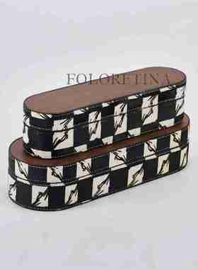 相框托盘天然马毛摆设现代简约