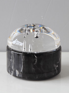 梨子样板间果盘大理石现代简约