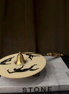 中古风复古风原创创意陶瓷香薰蜡烛摆设样板间少众高端蜡烛香薰