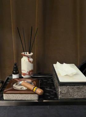 现代简约仿真雪茄道具摆件