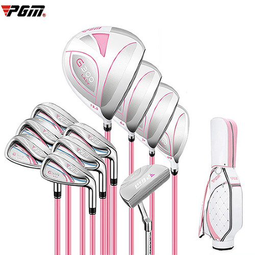 PGM高尔夫球杆女士时尚全套钛合金1号木训练杆套杆全套11支练习杆