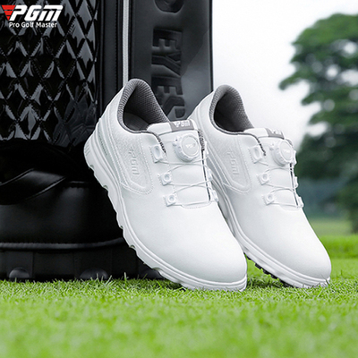 PGM高尔夫鞋男士旋钮鞋带秋冬季男鞋运动鞋子防水球鞋防侧滑鞋钉