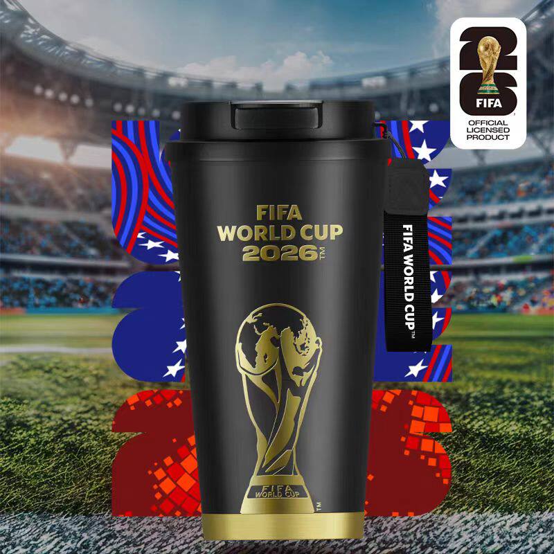 FIFA世界杯2026官方授权咖啡杯运动水杯限定收藏礼品杯