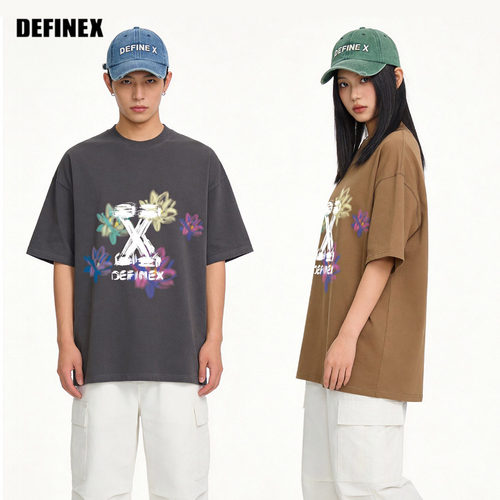 DEFINEX纯棉短袖潮牌印花中性风