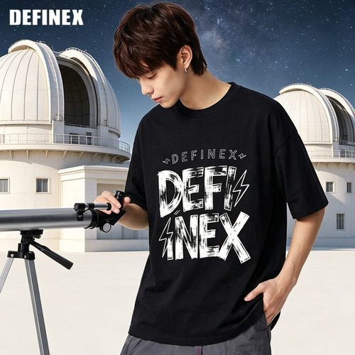 DEFINEX全棉印花宽松dx美式T恤