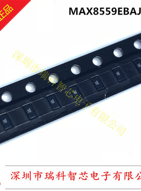 MAX8559EBAJJ+T 丝印AAC 8UCSP 双通道300ma低噪声线性调节器直拍