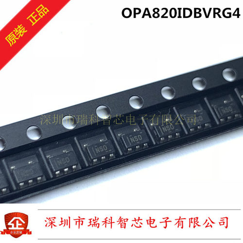 OPA820IDBVR 丝印NSO SOT23-5 低噪声 电压反馈运算放大器 可直拍