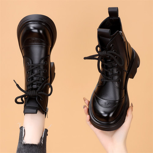 马丁靴女单里橡胶短靴防滑短靴