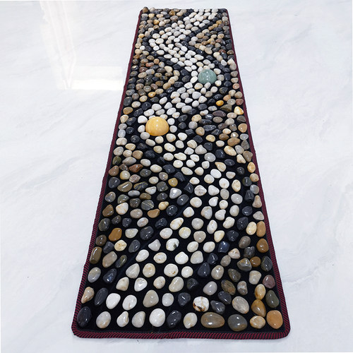 天然鹅卵石足底按摩垫