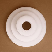 白色燕窝海绵圈燕盏海绵圆圈垫100克圆盒专用增高固定用海绵垫子