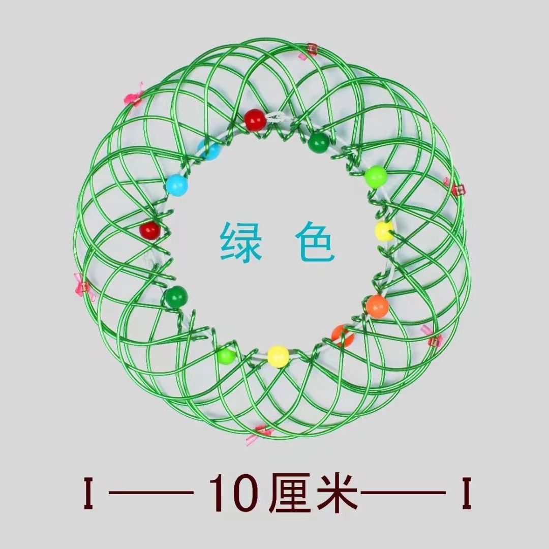 三十六变花篮翻花手工编百变铁丝环圈36变艺魔术礼品玩具怀旧传统
