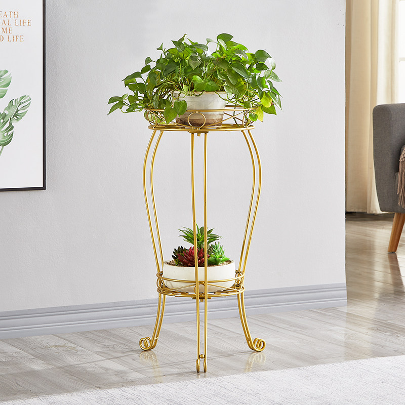 北欧轻奢花架金属花架子家用客厅落地式简约现代网红落地装饰摆件,住宅家具,花架/花几,淘宝优惠券,粉丝福利购,淘宝优惠卷