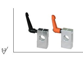 30度梯形丝杠防转动固定件 面接点型LKJ01-D12-P40快速单孔夹支架