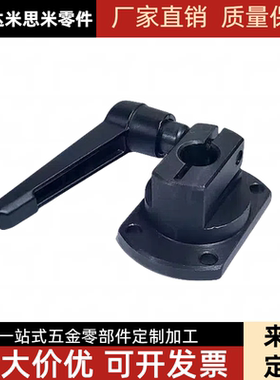 30度梯形丝杠用两面切割对边法兰轴承型防转动固定件 MTQDB LKP51