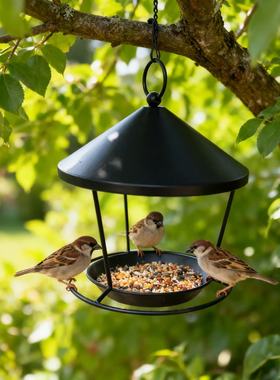 铁艺工艺品铁艺家居用品铁艺小鸟喂鸟器铁艺小鸟喂鸟器铁艺小鸟