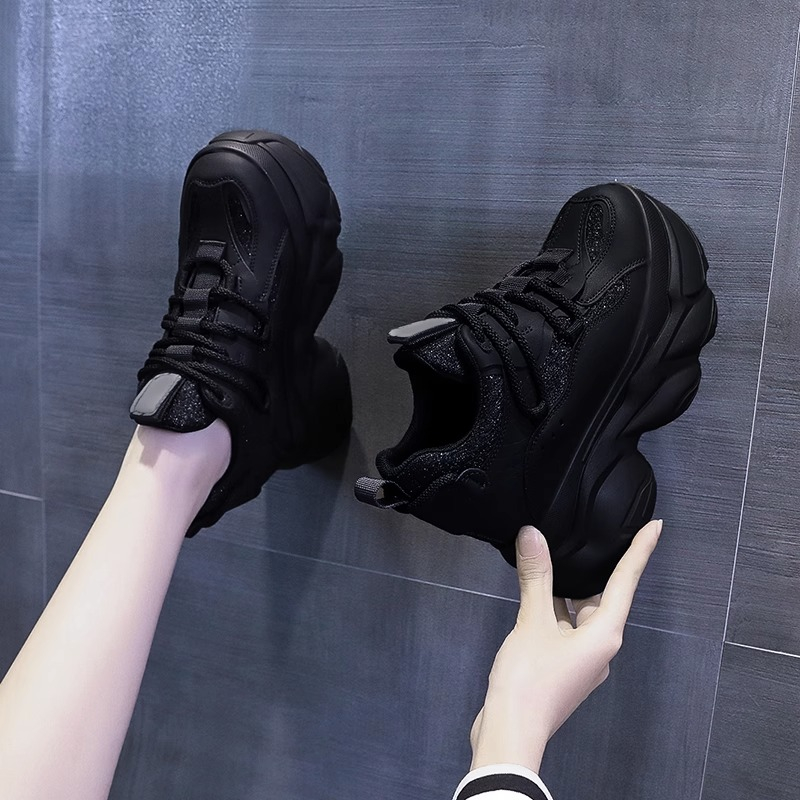 厚底休闲运动鞋小个子女鞋