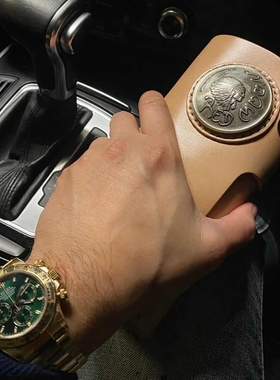 官方代理日本REDMOON红月PR-NNV-GMTR牛皮手缝多卡位双扣长款钱包