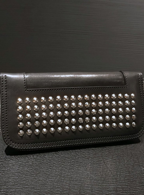 官方代理日本REDMOON红月LP2000-EHMP-SS牛皮摩登长款拉链钱包