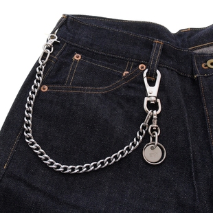 官方代理日本REDMOON红月长款机车钱包CW-C配件挂链复古金属链