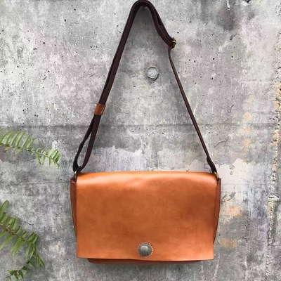 真皮牛皮尼龙背带斜挎包单肩包