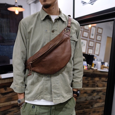 手工复古风机车后背包官方代理