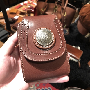 官方代理日本REDMOON红月EVOLUTION-01限定牛皮复古休闲短款钱包