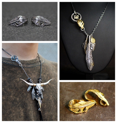 日本制正品代理银饰a金银吊坠