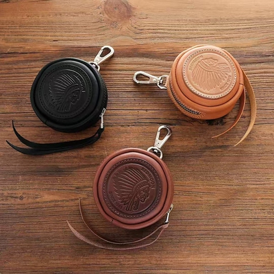 牛皮压纹文玩包储物收纳包