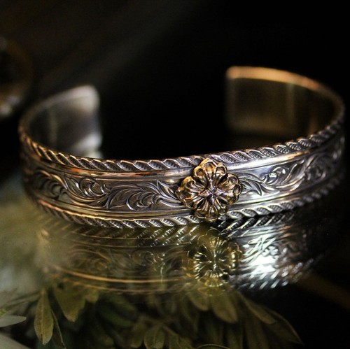 手镯HorizonBlue925银复古