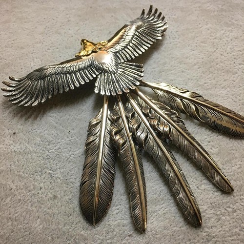 HorizonBlue925银羽毛项链吊坠