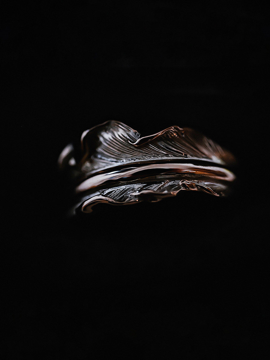 HorizonBlue男女K10复古戒指