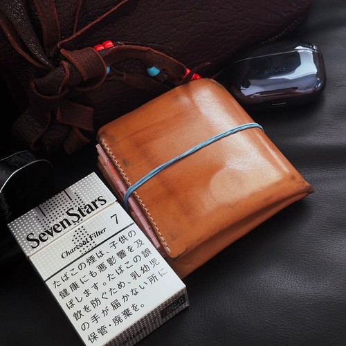 短款纯纸钞钱包REDMOON牛皮