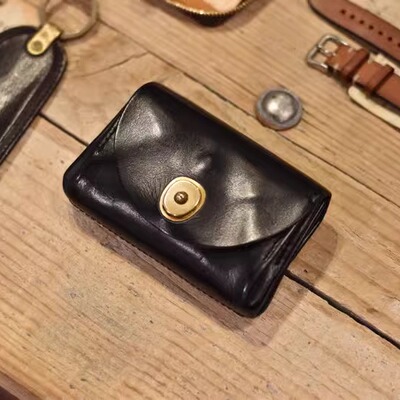 VASCO意大利原产牛皮卡包钱包