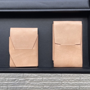 官方代理日本REDMOON红月新款ND-LC一张皮牛皮超薄名片夹信用卡包