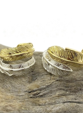 ARIZONA双羽毛纯银戒指银戒