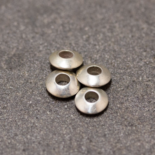 官方代理日本Horizon Blue手工复古925银饰配件飞碟弯管串珠隔珠