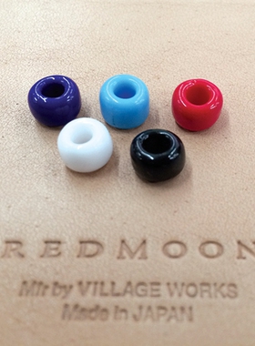 官方代理日本REDMOON红月官方品牌专用红色黑色多色7mm手工琉璃珠