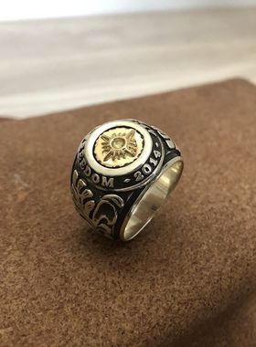 日本制正品银18k点金2014年戒指