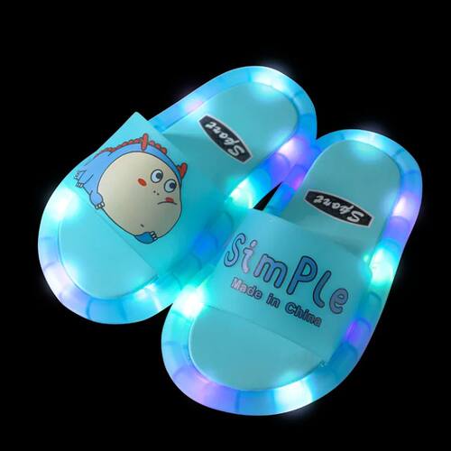 2024 Footwear Luminous Jelly Summer Children's LED Slipper G