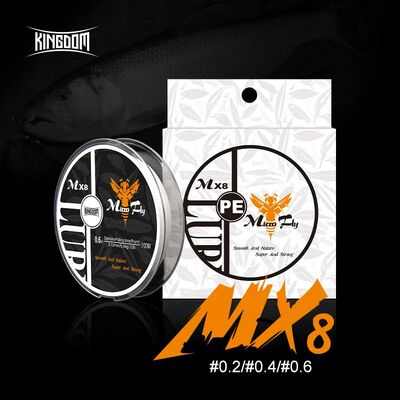 Kingdom Micro Fly THINNER Fishing Lines 100m 4 Strands Braid
