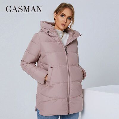 GASMAN 2022 Women's jacket Pink fashion warm women winter do