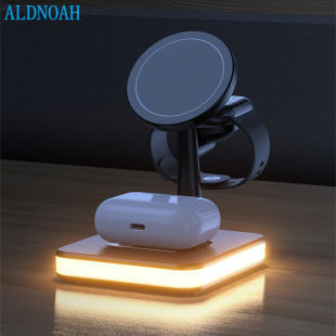 25W Magnetic Wireless Charger Stand Dock For iPhone 14 13 12