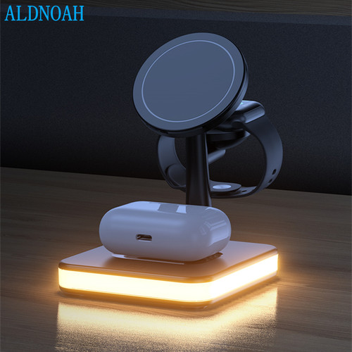 25W Magnetic Wireless Charger Stand Dock For iPhone 14 13 12