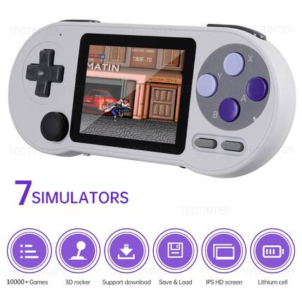 SF2000 Portable Video Game Console 3 inch IPS Screen Handhel