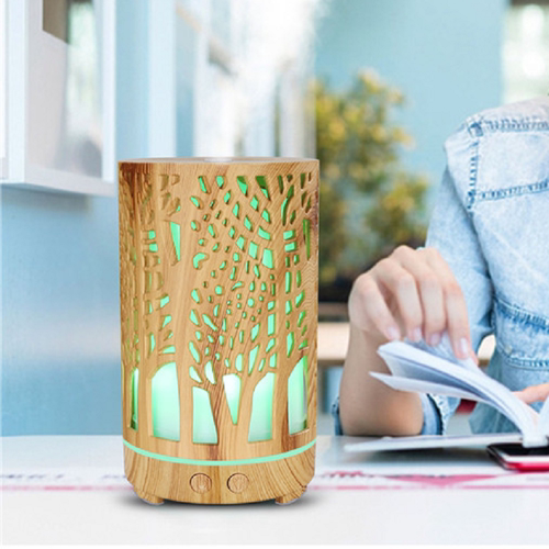 Searide Wood Aroma Air Humidifier Essential Oil Diffuser Aro